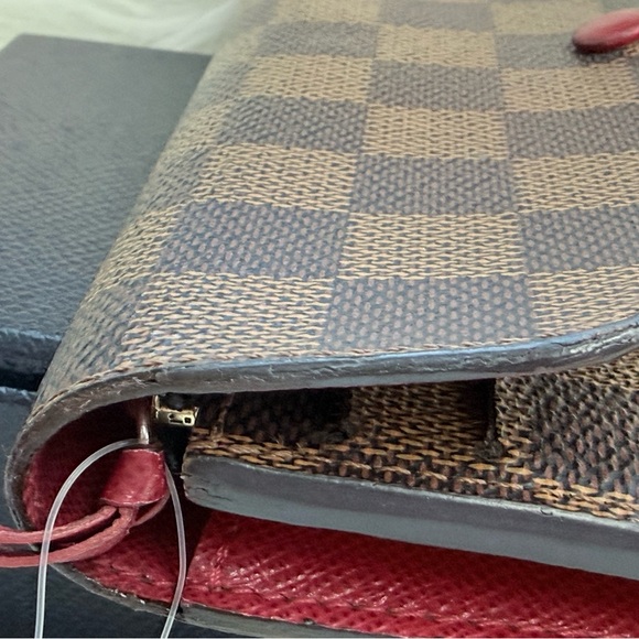 Louis Vuitton Brown and Black Checkered Clutch - Picture 6 of 12